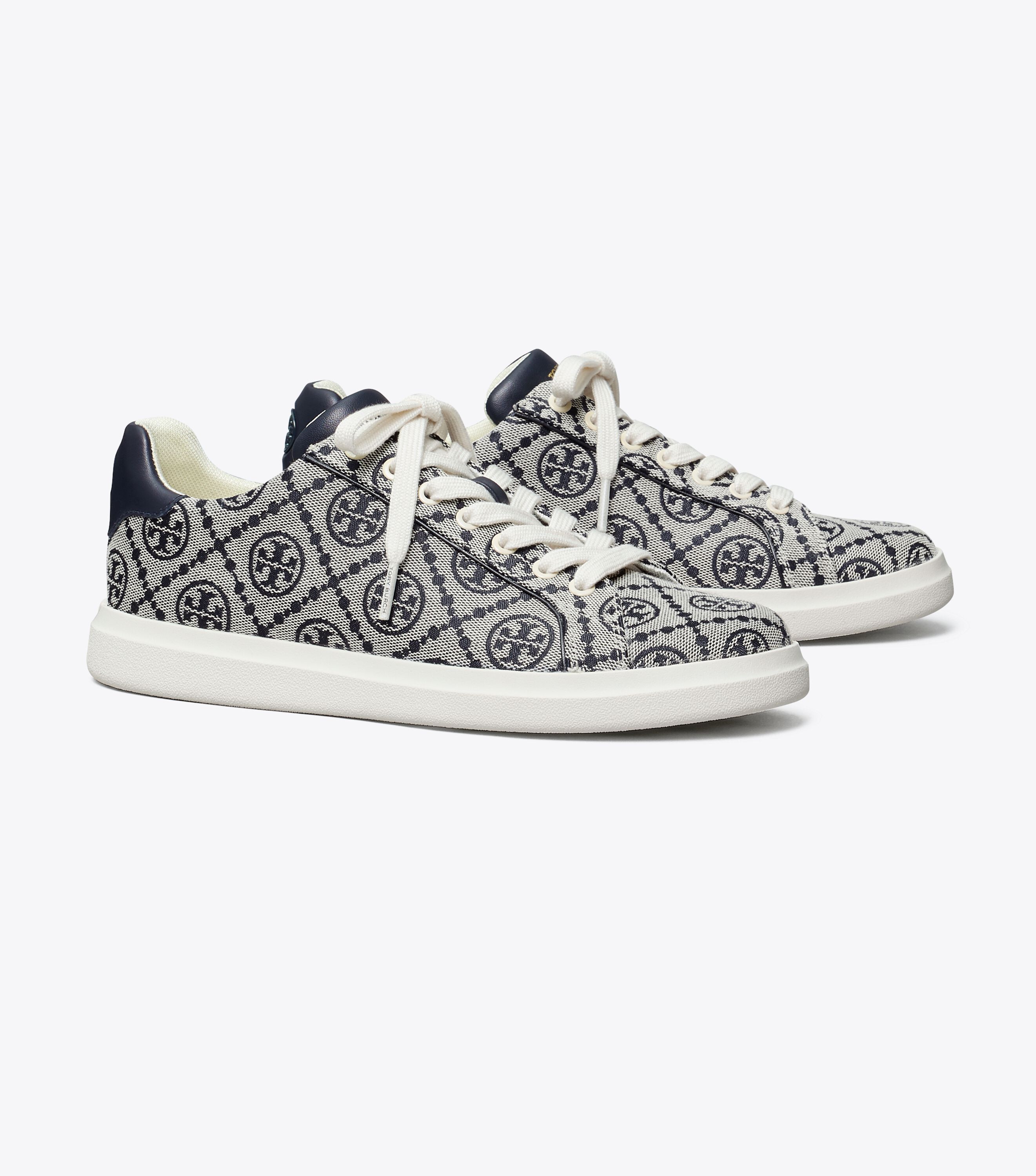 T Monogram Howell Court Sneaker, Perfect Navy / Perfect Navy