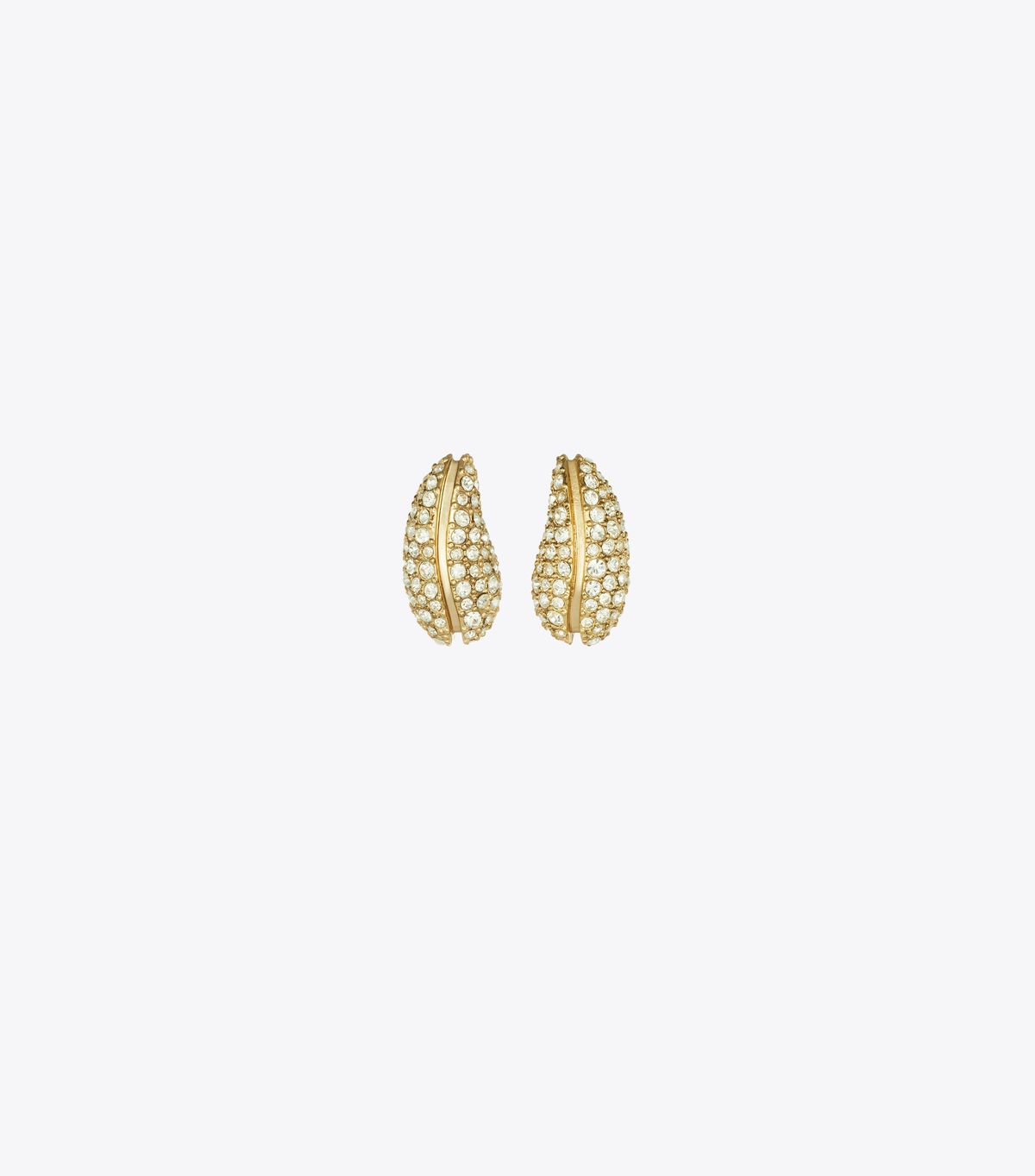 Small Pierced Pavé Earrings tory burch small pierced pav earrings