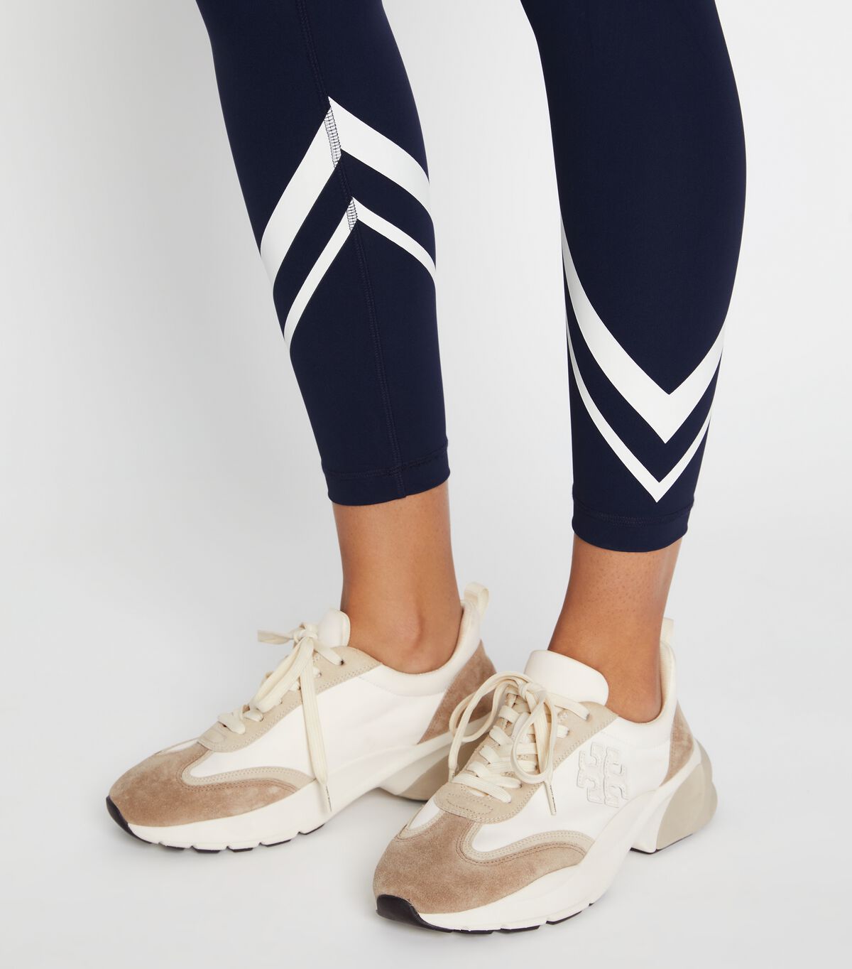 tory burch sculpt compression chevron 7 8 legging