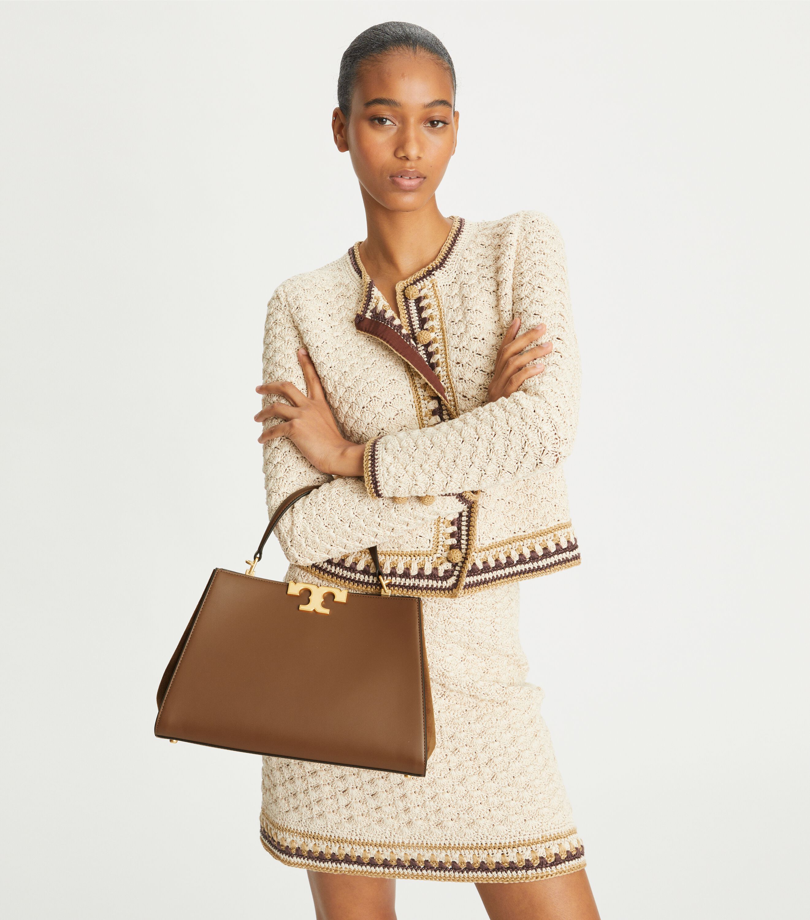 Tory burch satchel bag sales