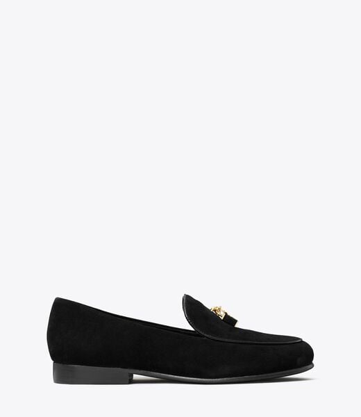 tory burch lock smoking slipper