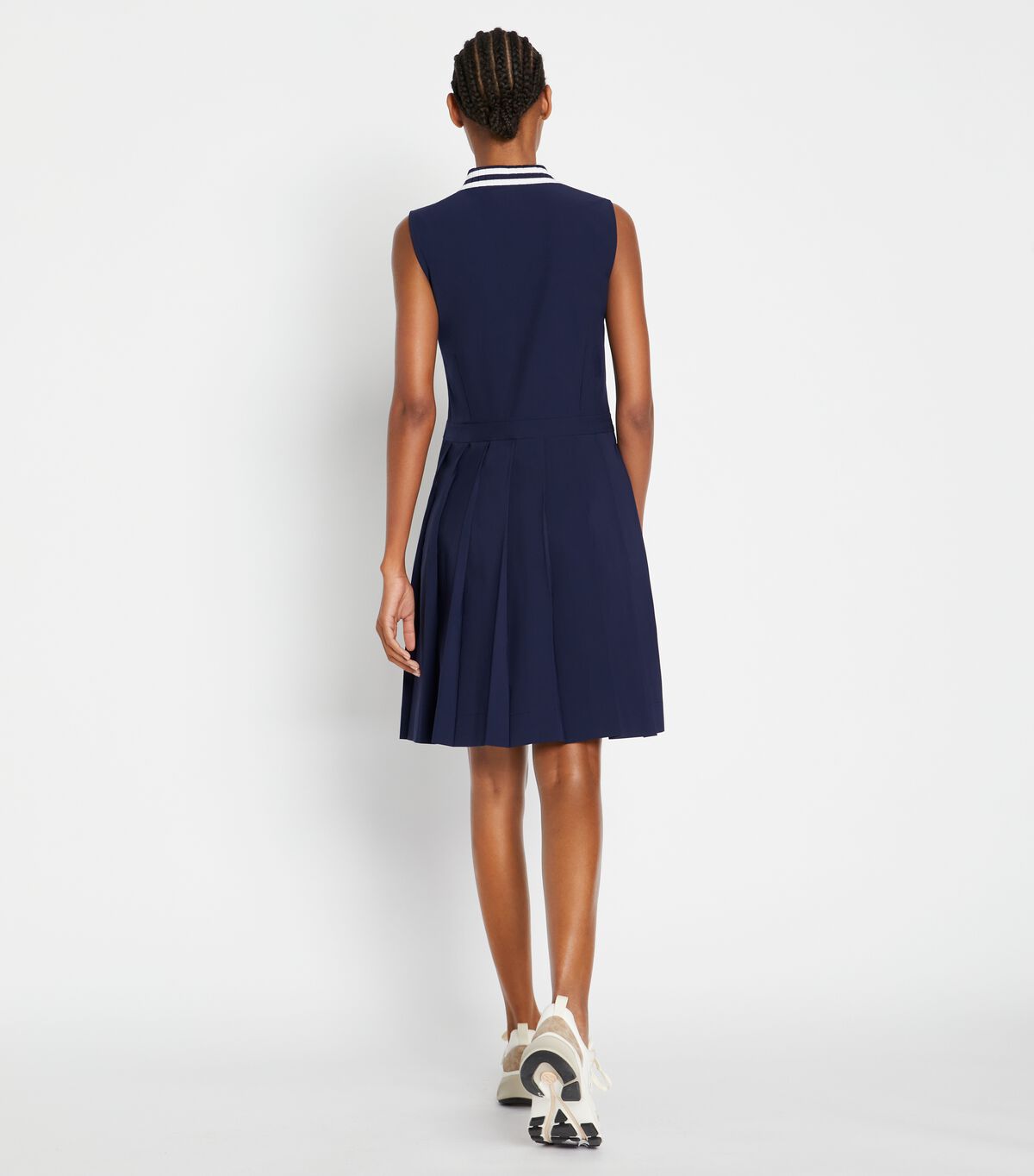 tory burch performance pleated dress