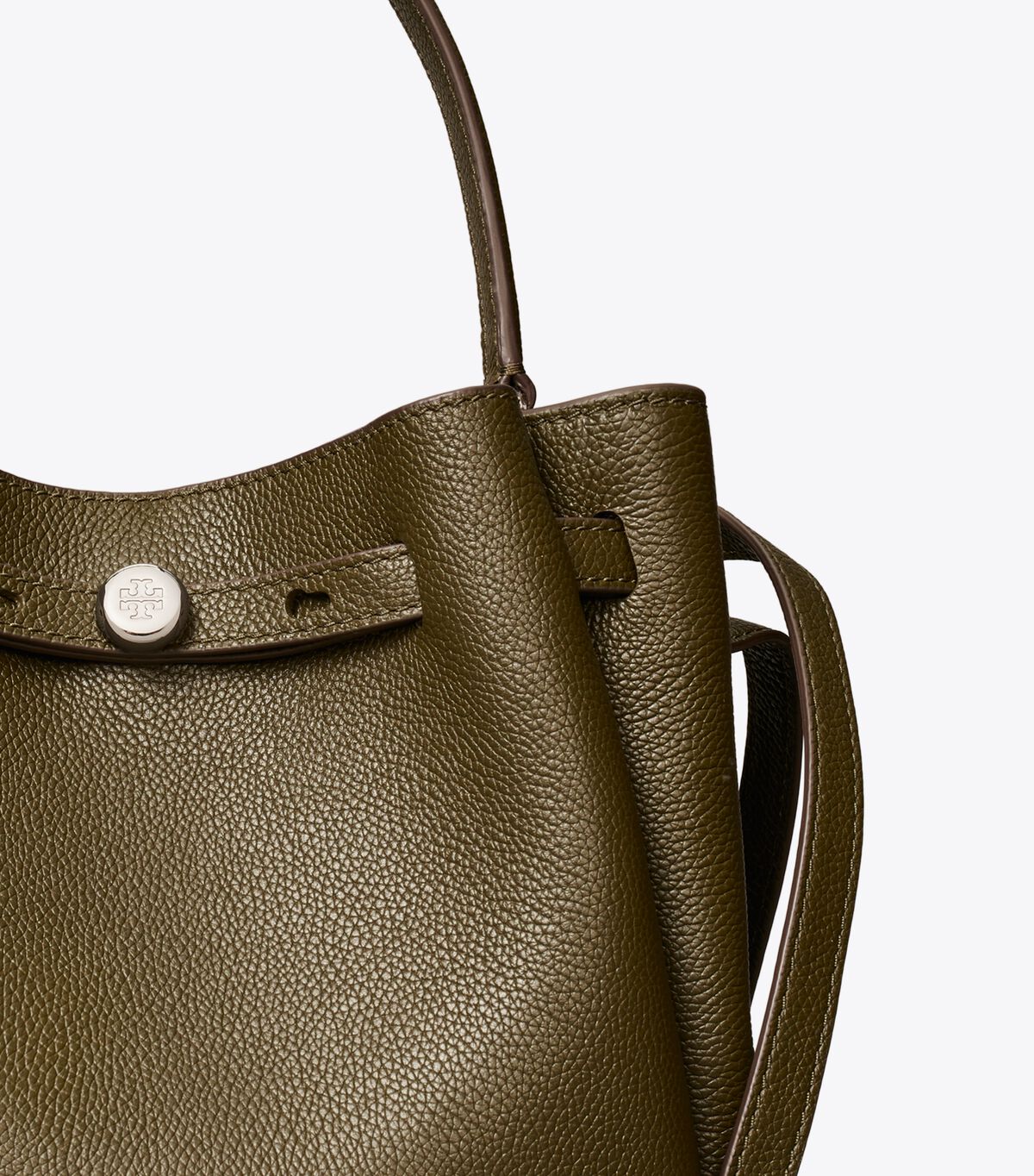 tory burch حقيبة دلو رومي