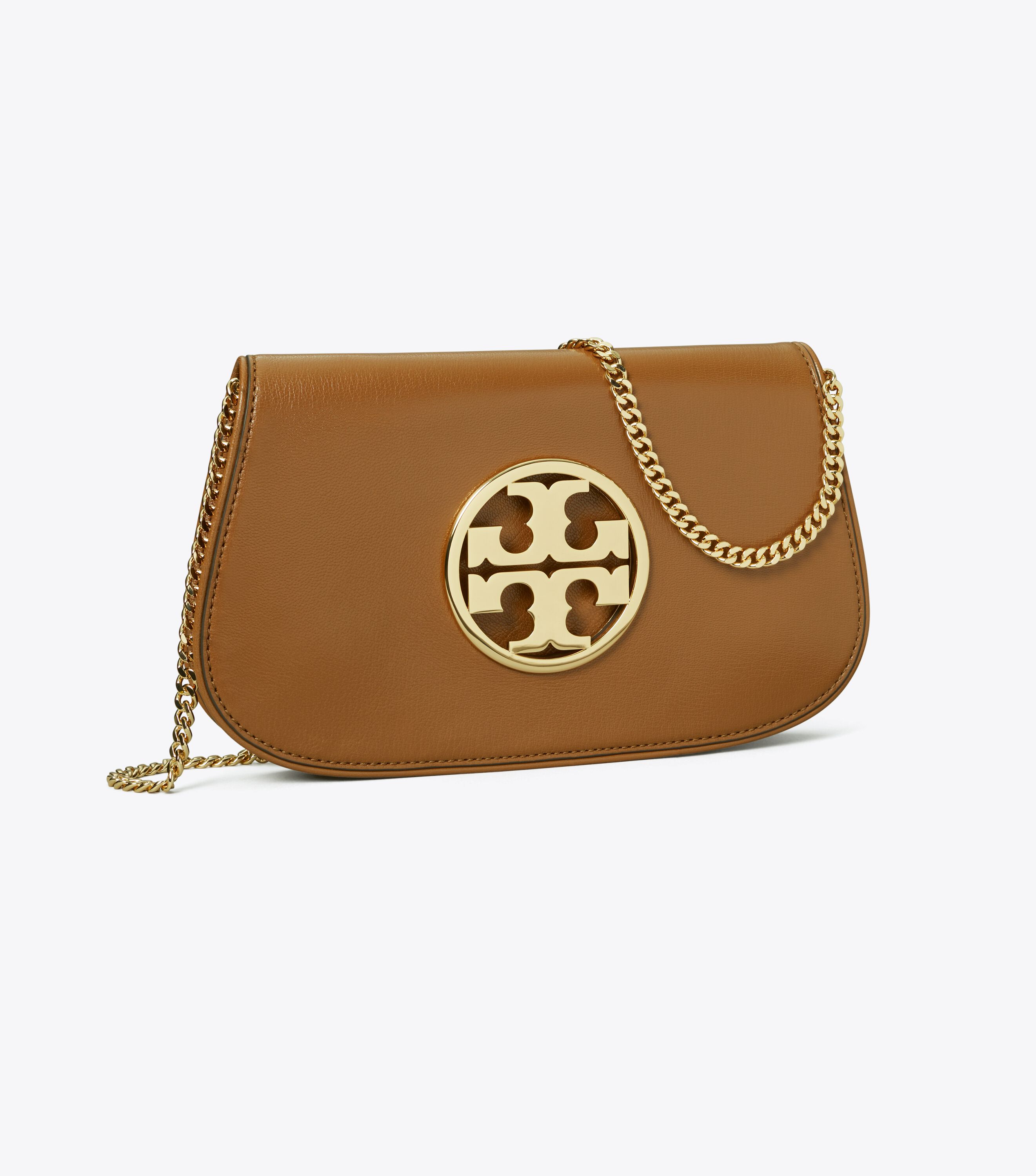 Tory burch logo clutch outlet