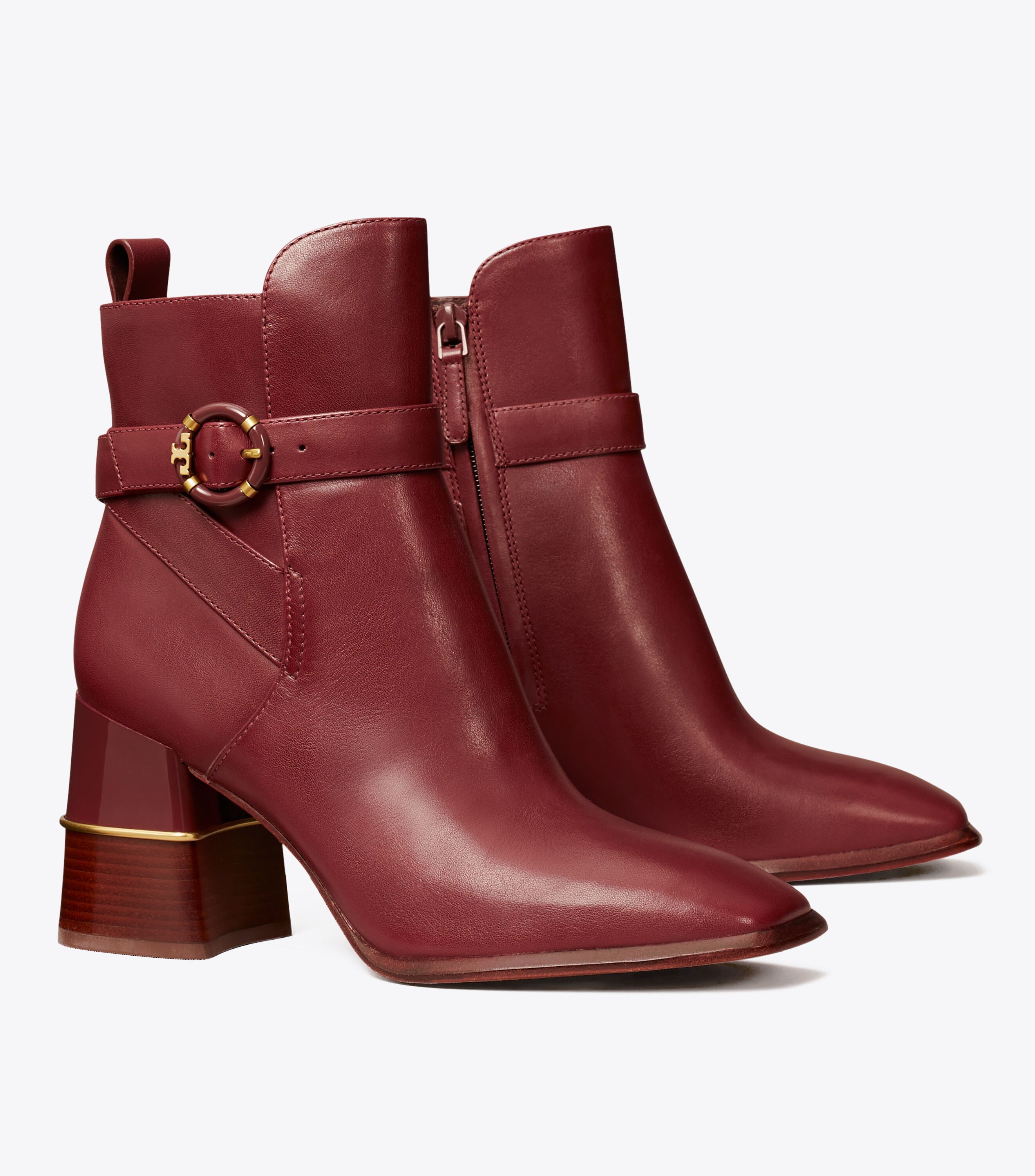 Multi Logo Buckle Boot Shoes Tory Burch
