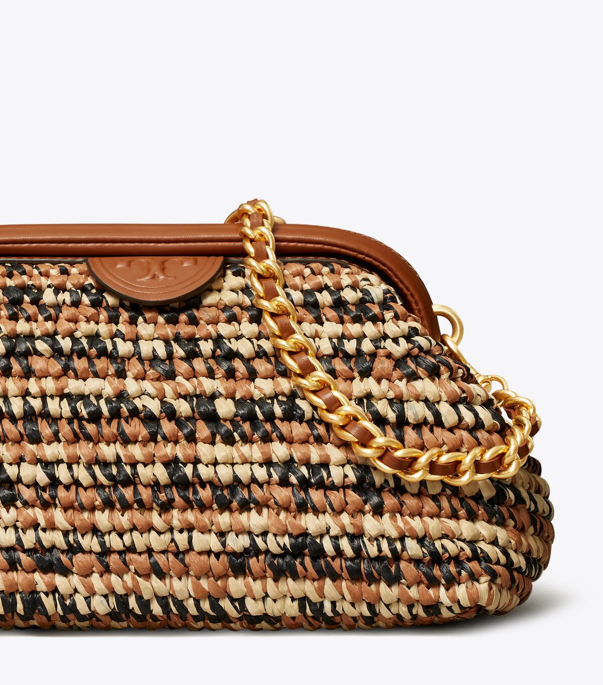 tory burch fleming soft raffia small frame crossbody