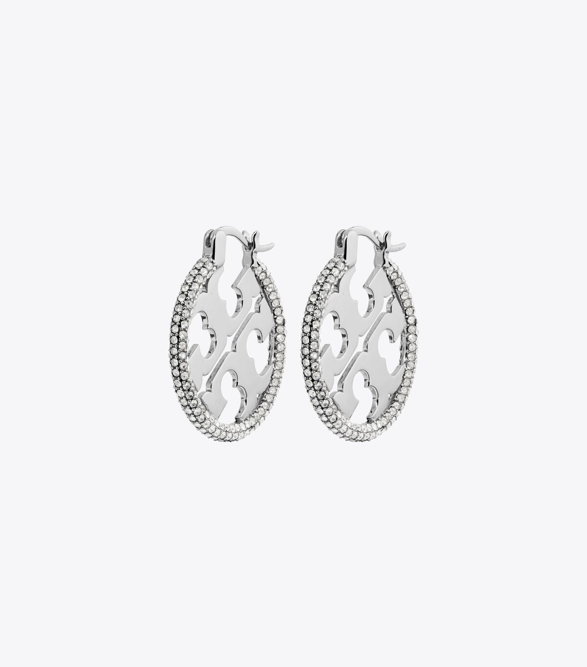 tory burch miller pav hoop earring