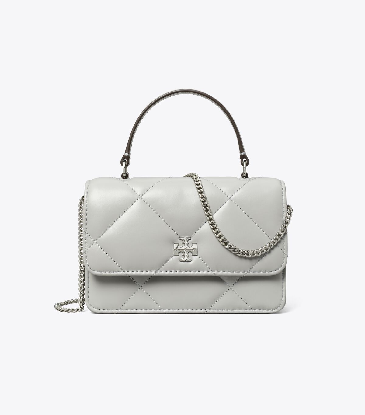 tory burch mini kira diamond quilt charm top handle crossbody