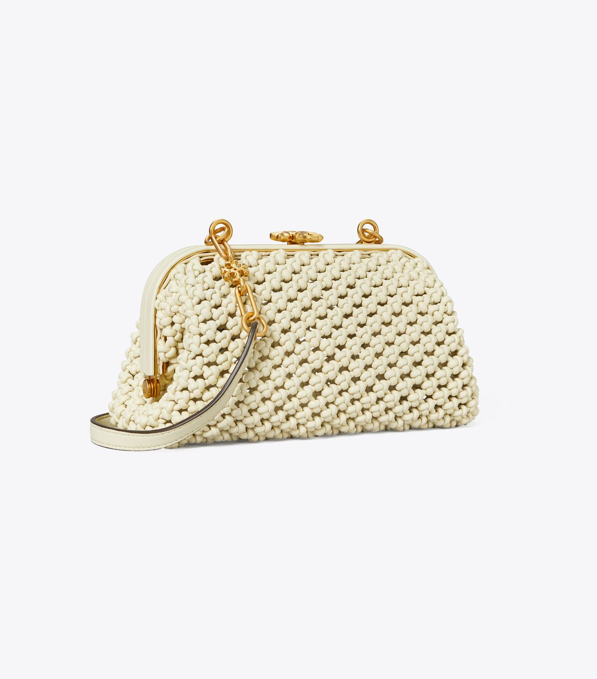 Cleo Macrame Woven Mini Bag | Tory Burch KSA Navigation | Tory Burch