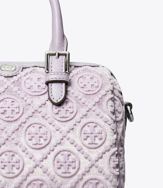 tory burch t monogram fil coupe petite barrel bag