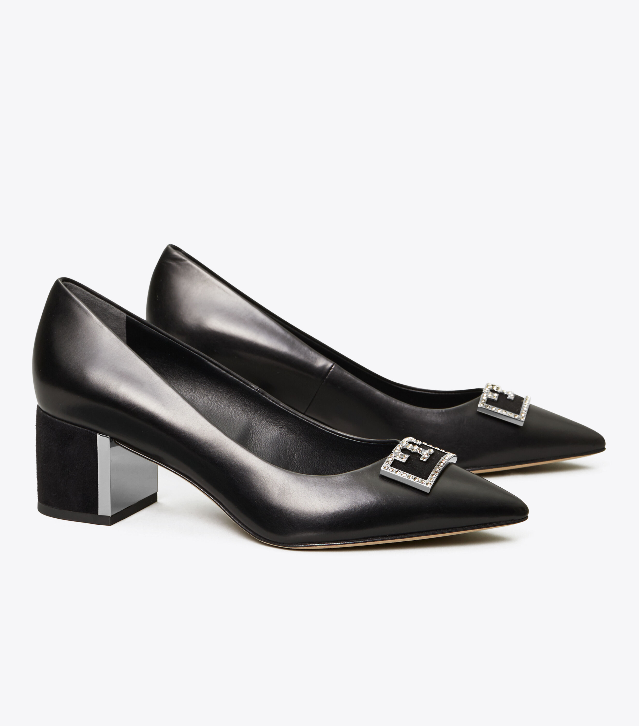 Gigi Embellished Pointed Toe Pump Shoes Tory Burch