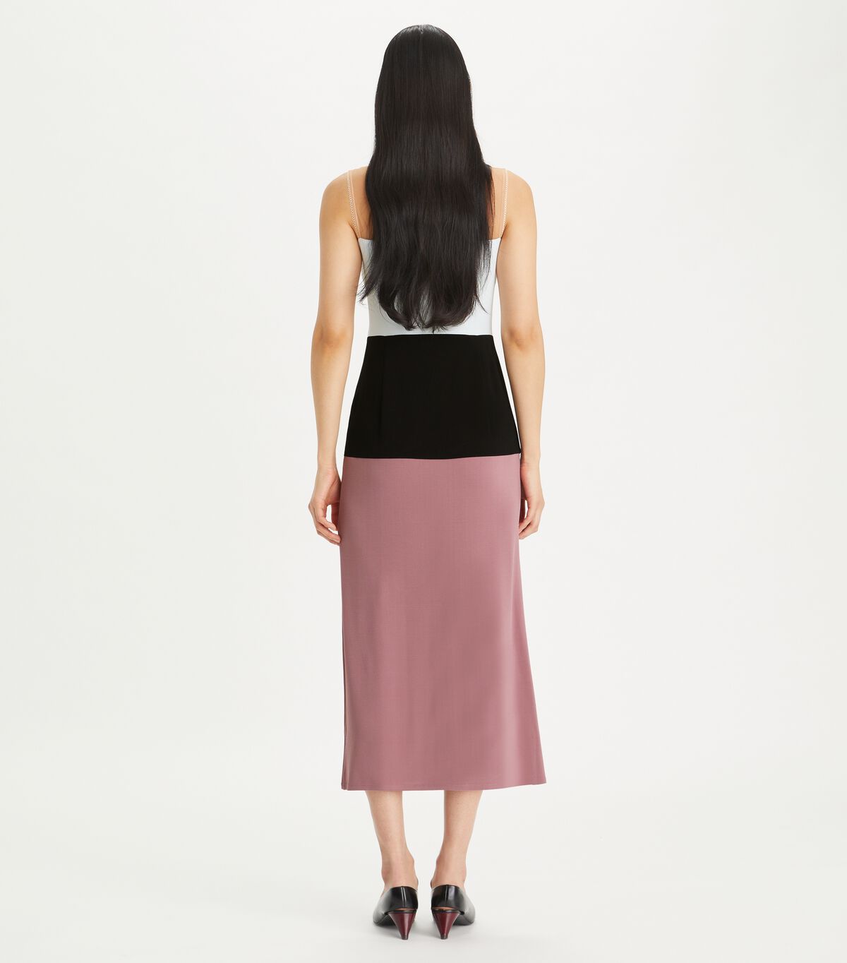 tory burch colorblock jersey dress