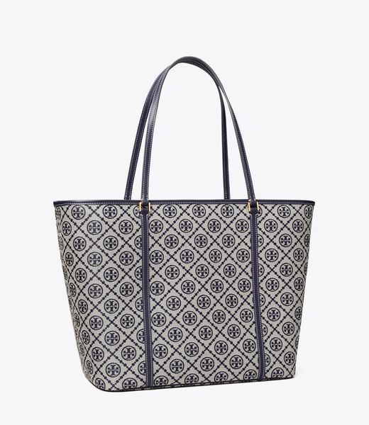 tory burch t monogram zip tote