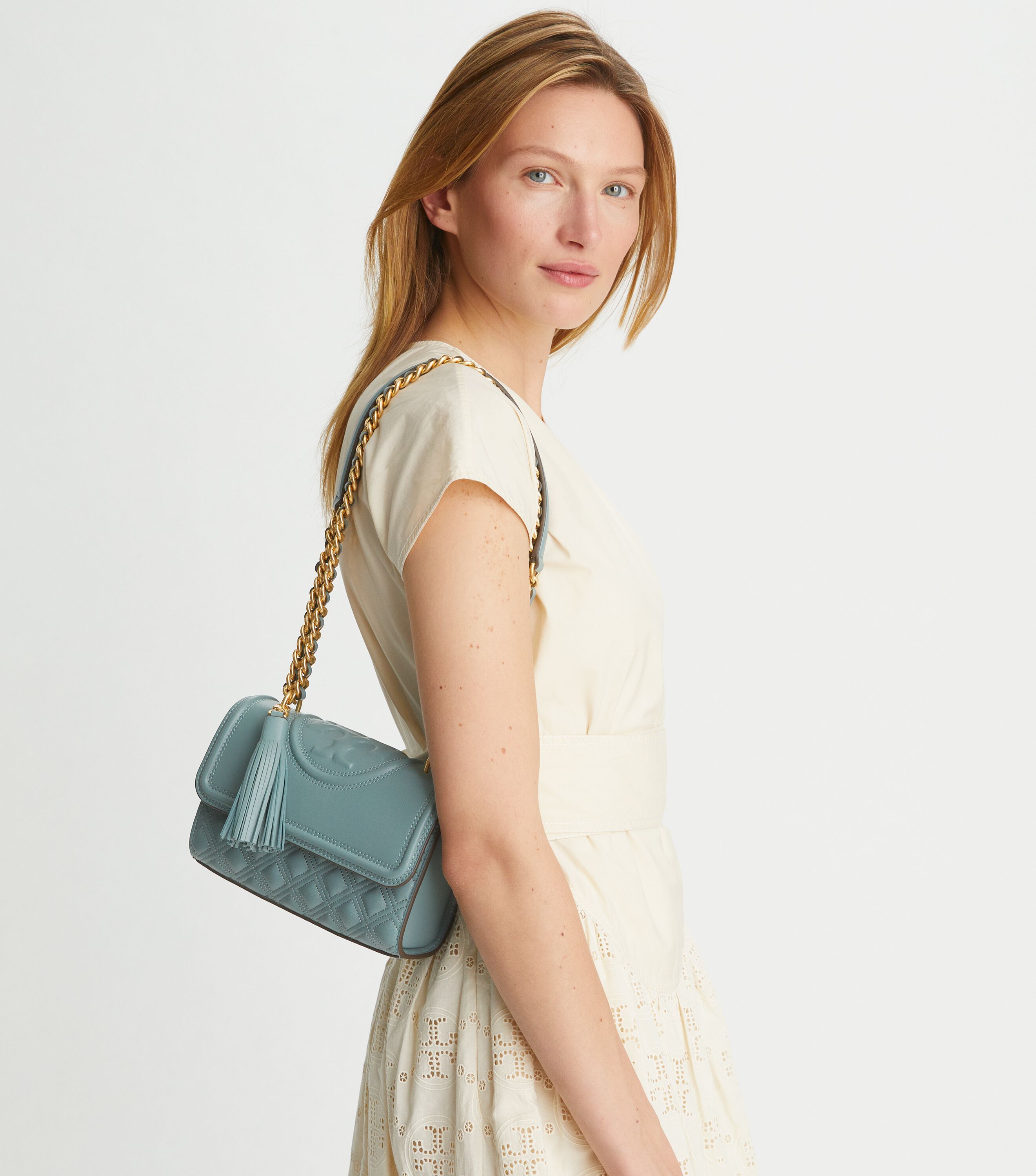 Tory burch large fleming convertible shoulder bag online