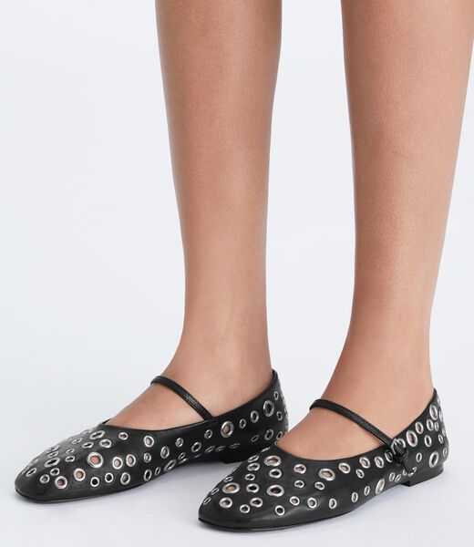 tory burch eyelet mary jane ballet