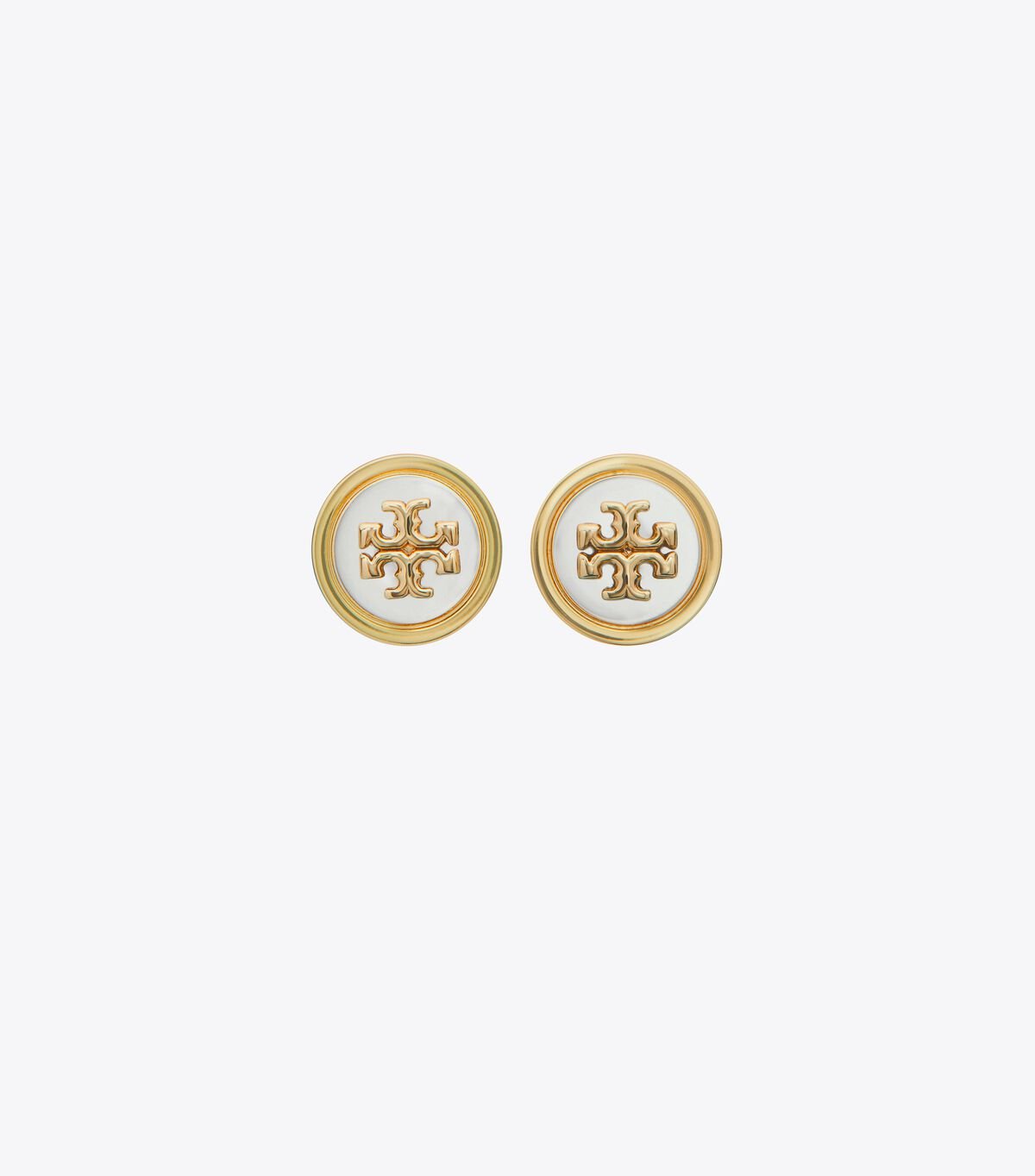 Kira Metal Circle-Stud Earring