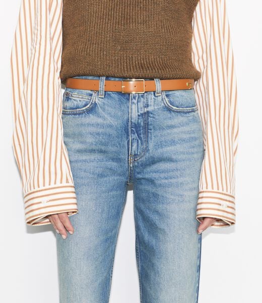 tory burch حزام جيجي 1 5 بوصة