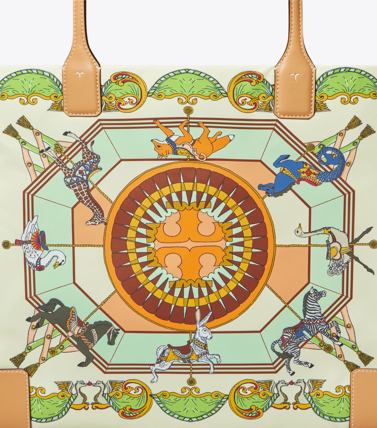 tory burch ella printed tote