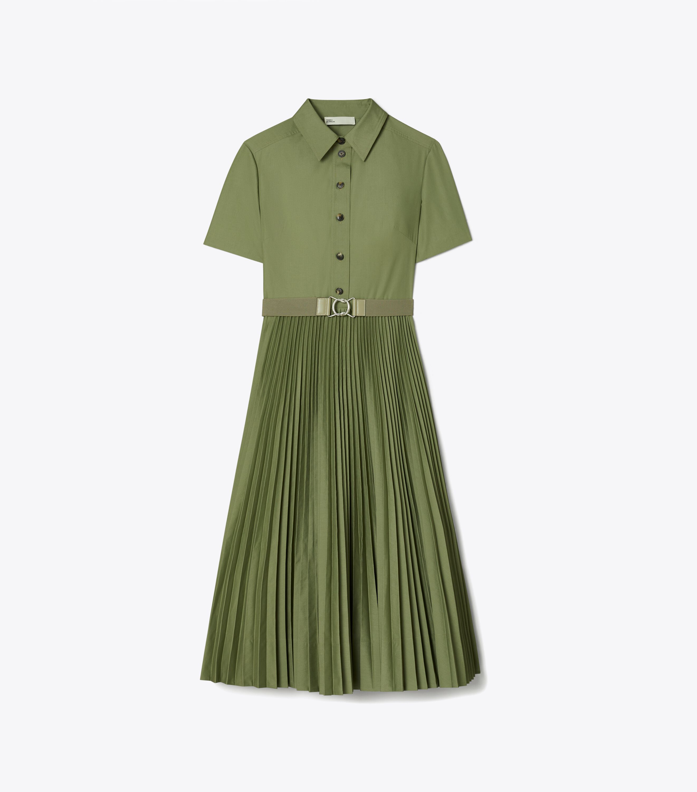 Tory Burch Poplin Pleated Shirtdress Tory Burch KSA