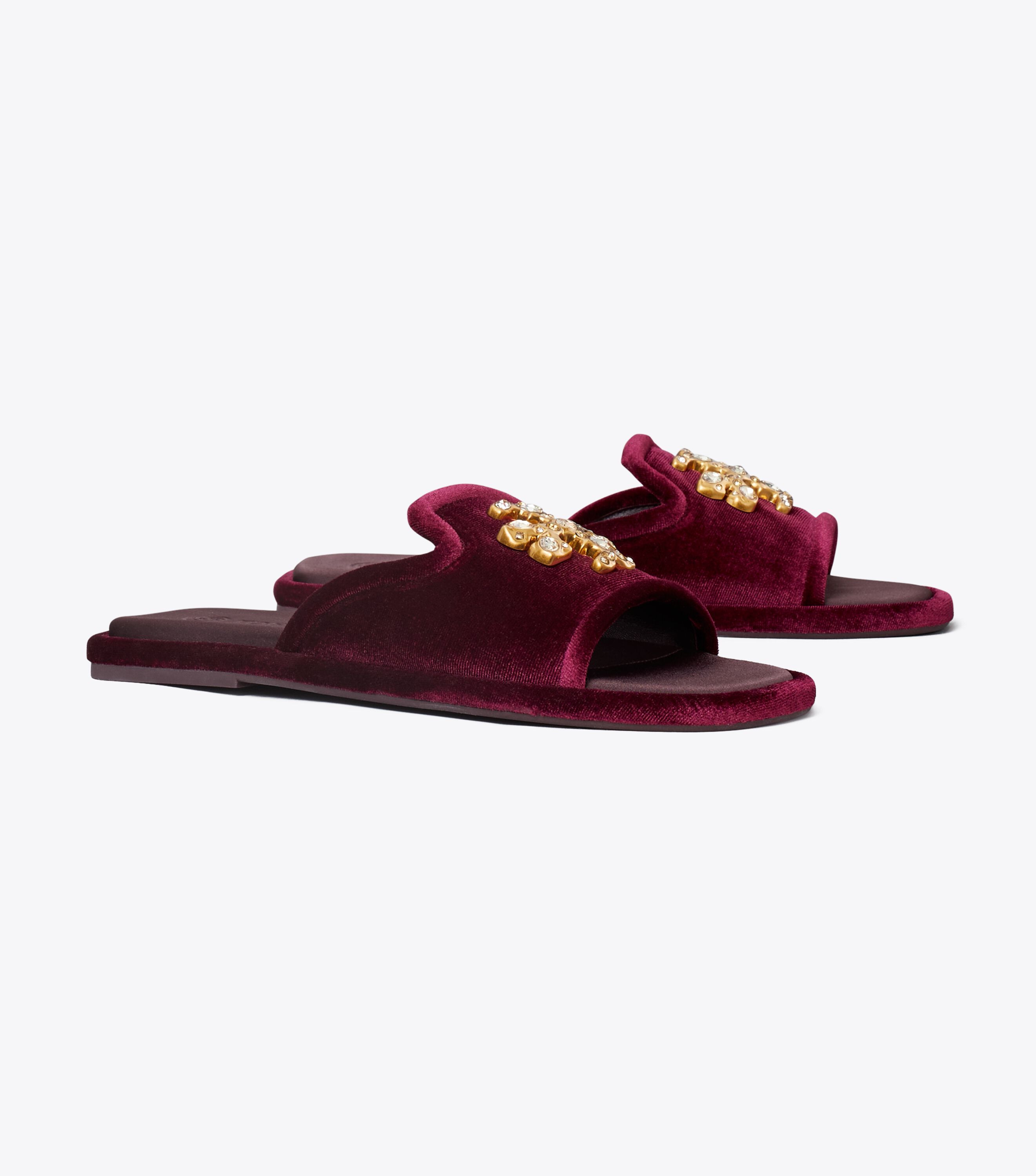 Tory burch hot sale jeweled slides