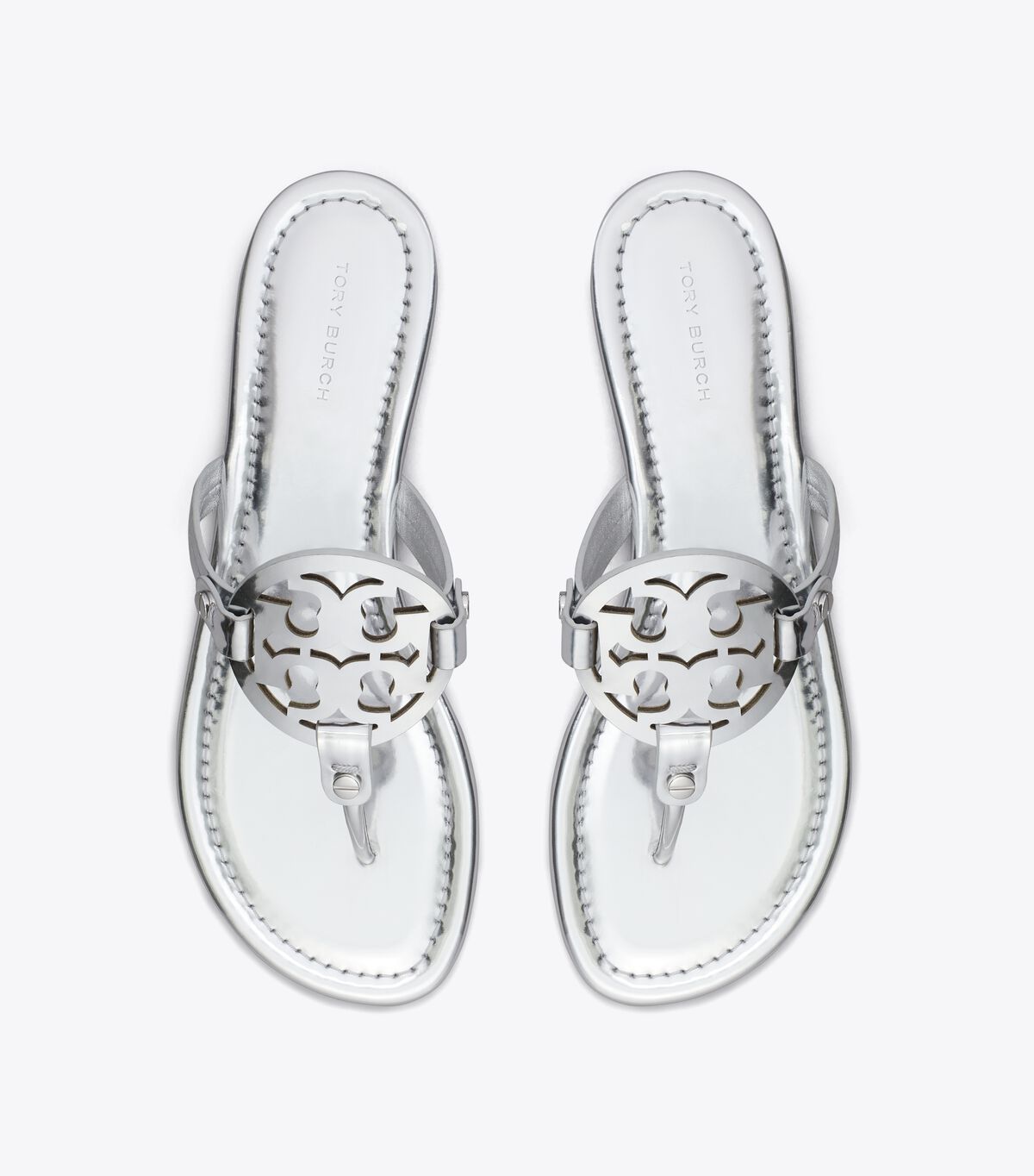 tory burch miller metallic sandal