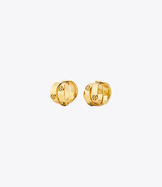 tory burch icon double hoop earrings