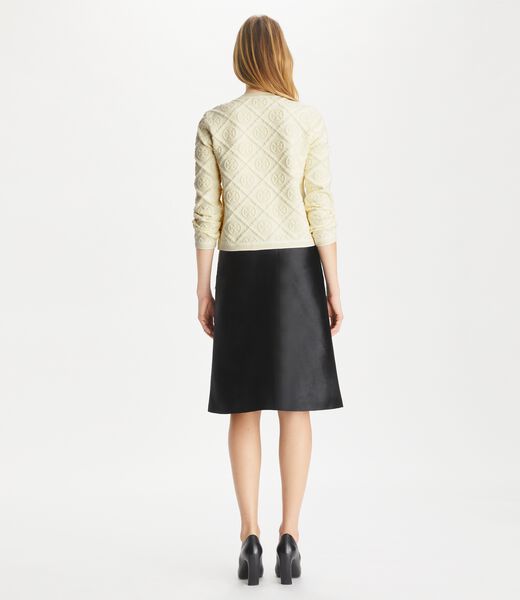 tory burch kendra embossed cardigan