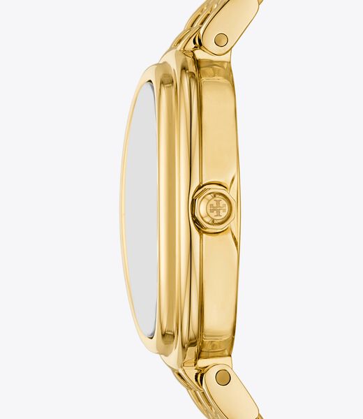 ساعة بيضاوية tory burch ساعة بيضاوية