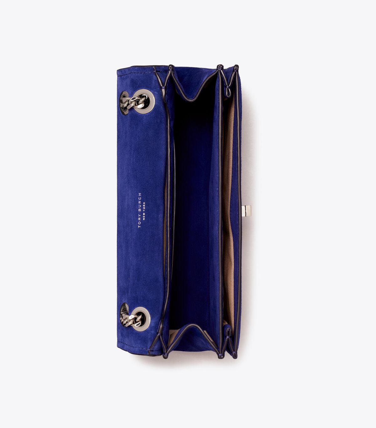 tory burch kira turnlock suede shoulder bag