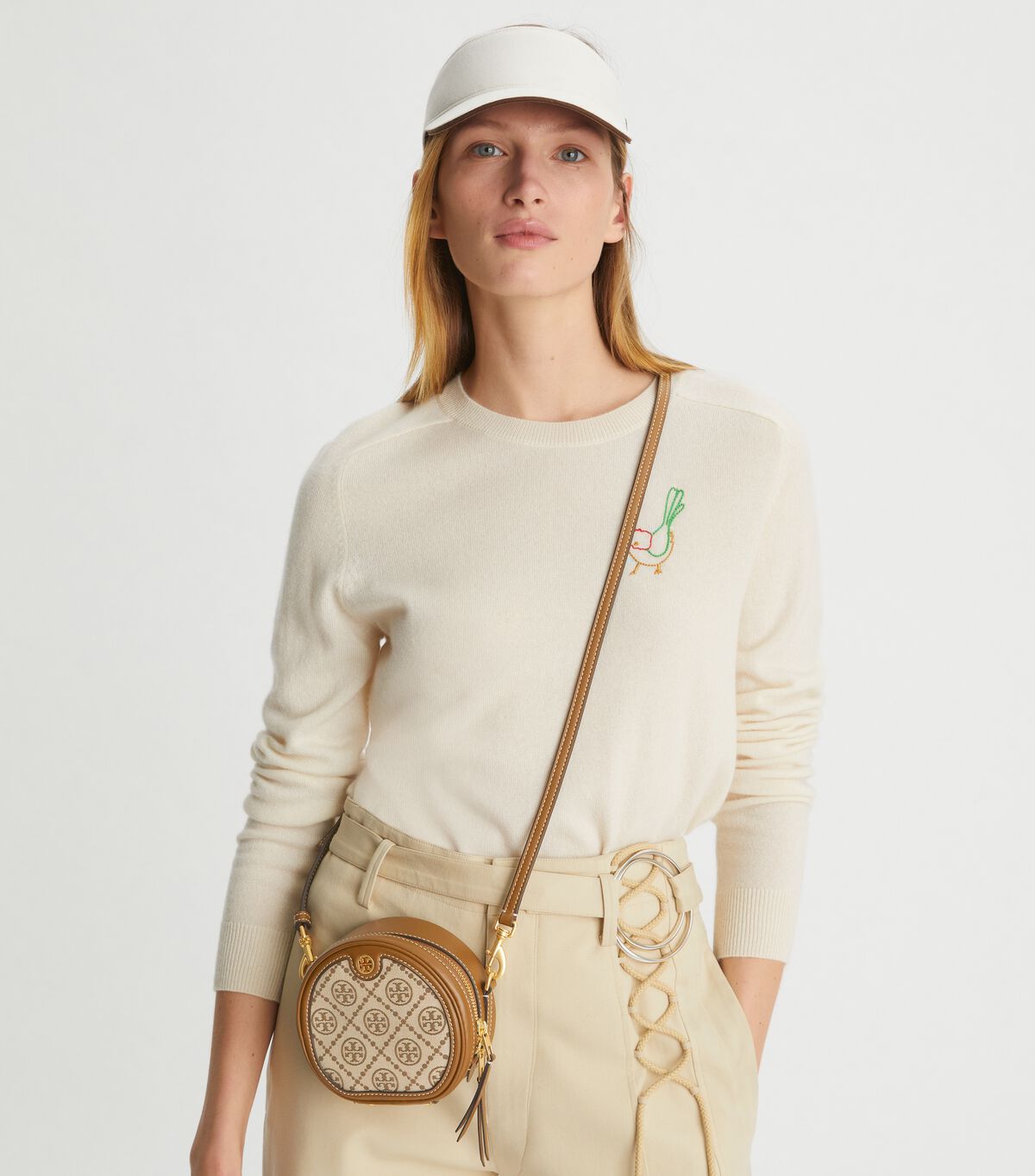 tory burch t monogram jacquard petite moon