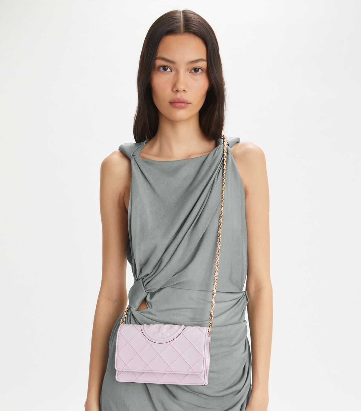 tory burch حقيبة فليمنج الناعمة