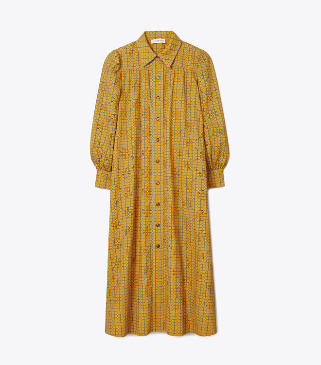 Broderie Anglaise Printed Artist Dress