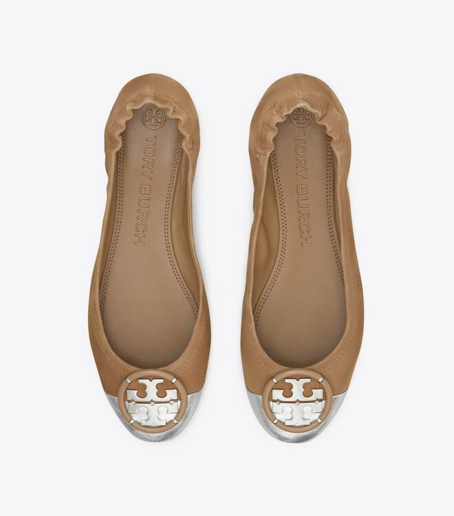 Multi Logo Cap-Toe Ballet | Shoes | Tory Burch