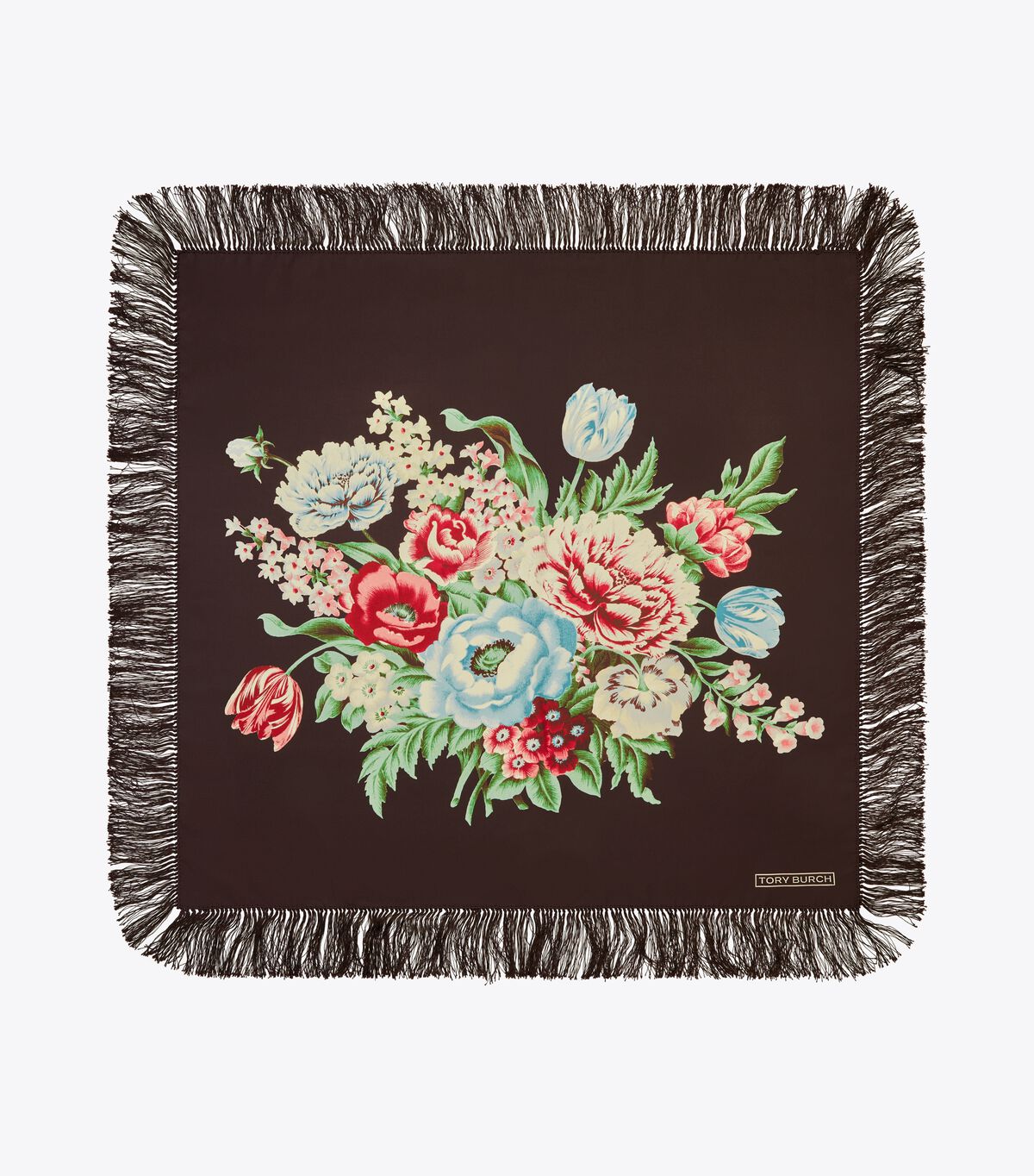 tory burch chair floral silk square