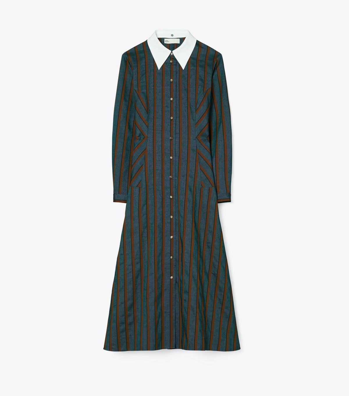 Striped Lightweight Canvas Shirtdress tory burch striped lightweight canvas shirtdress