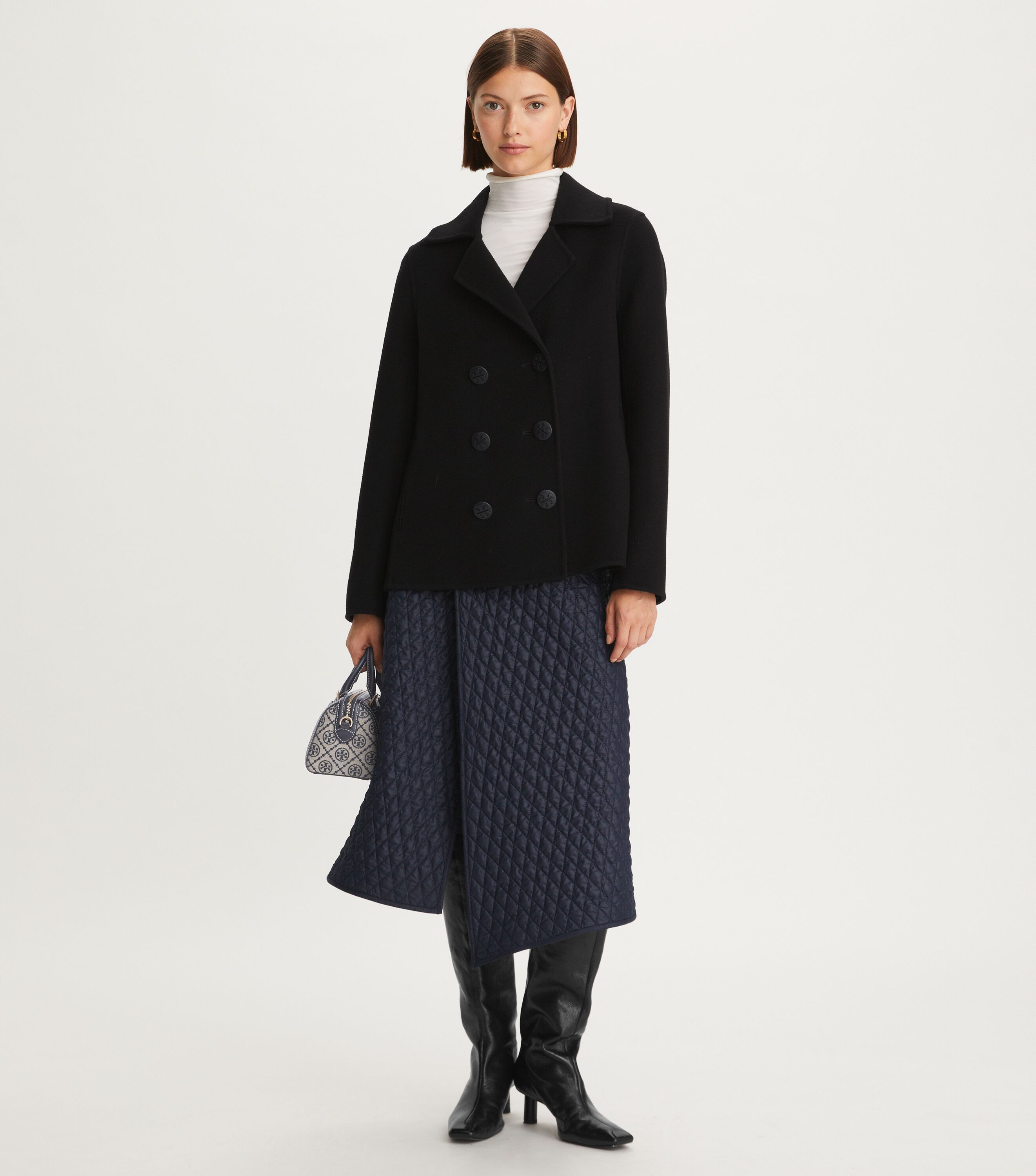 Tory burch wool peacoat online