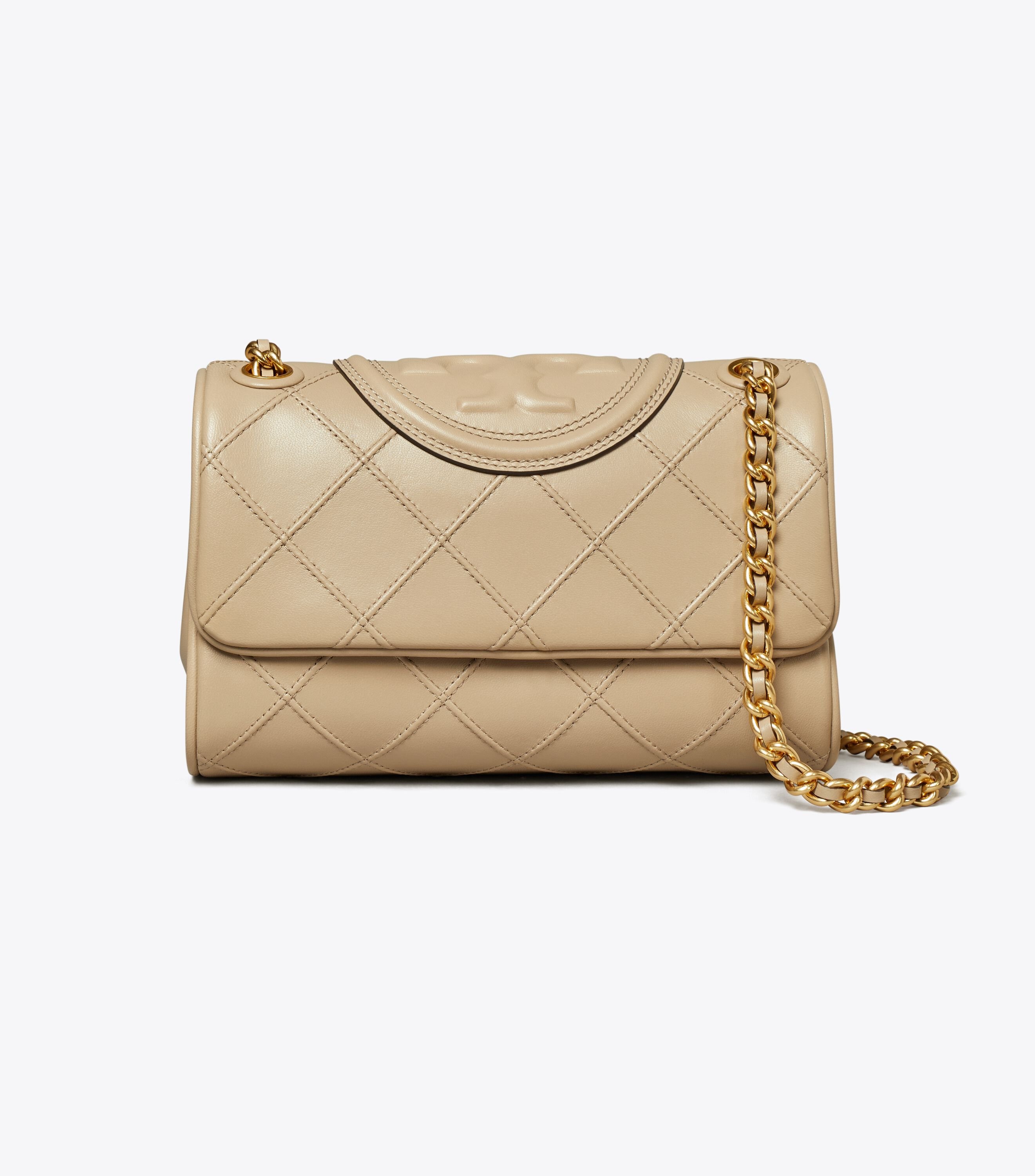 Small Fleming Soft Convertible Shoulder Bag, Fresh Clay | Tory