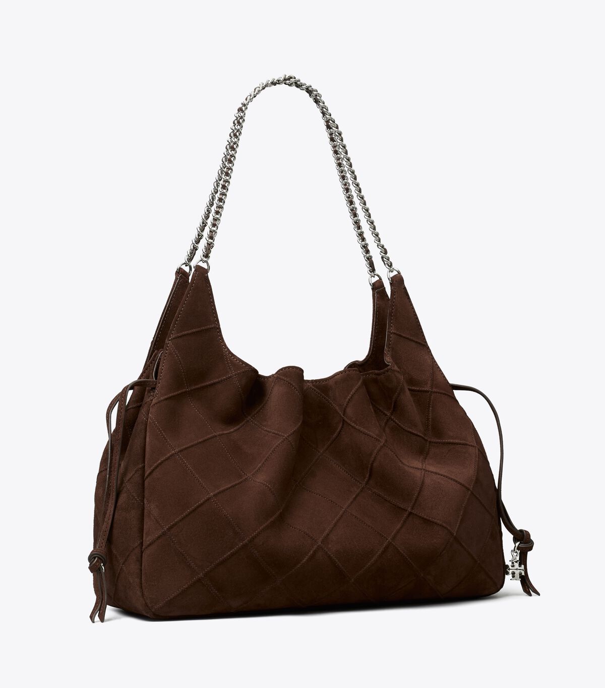 Large Fleming Suede Tote tory burch large fleming suede tote
