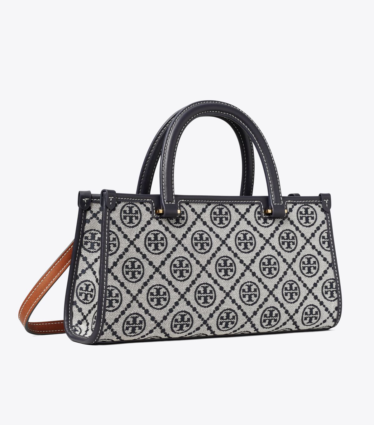 tory burch t monogram small east west tote
