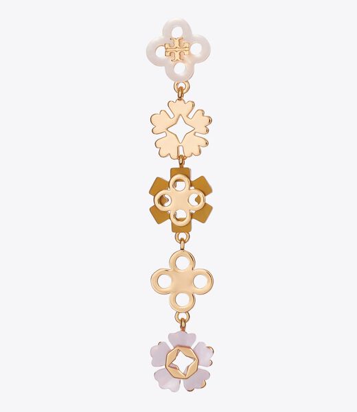 tory burch forget me not linear earrings