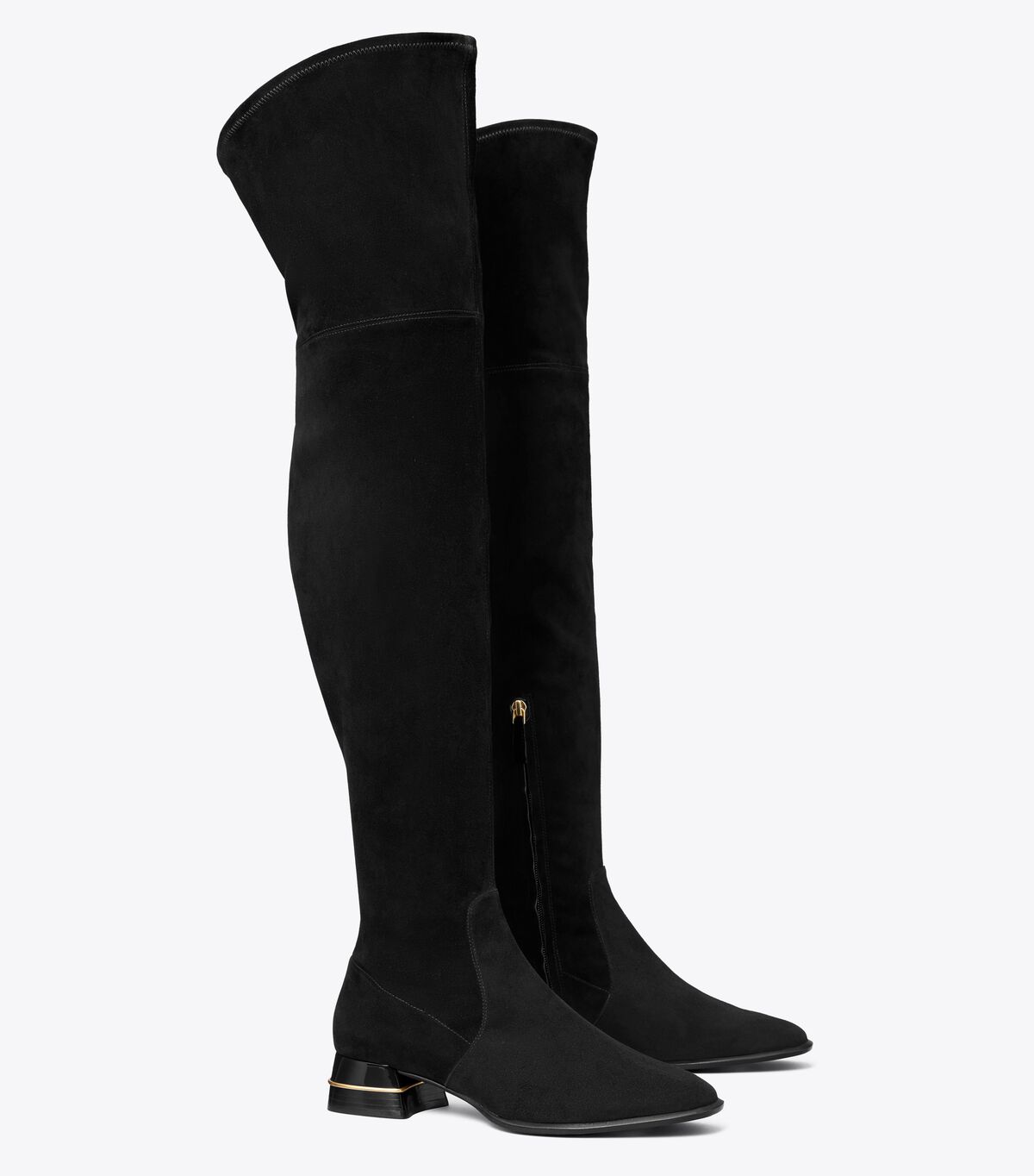 Multi-Logo Stretch Over-the-Knee Boot