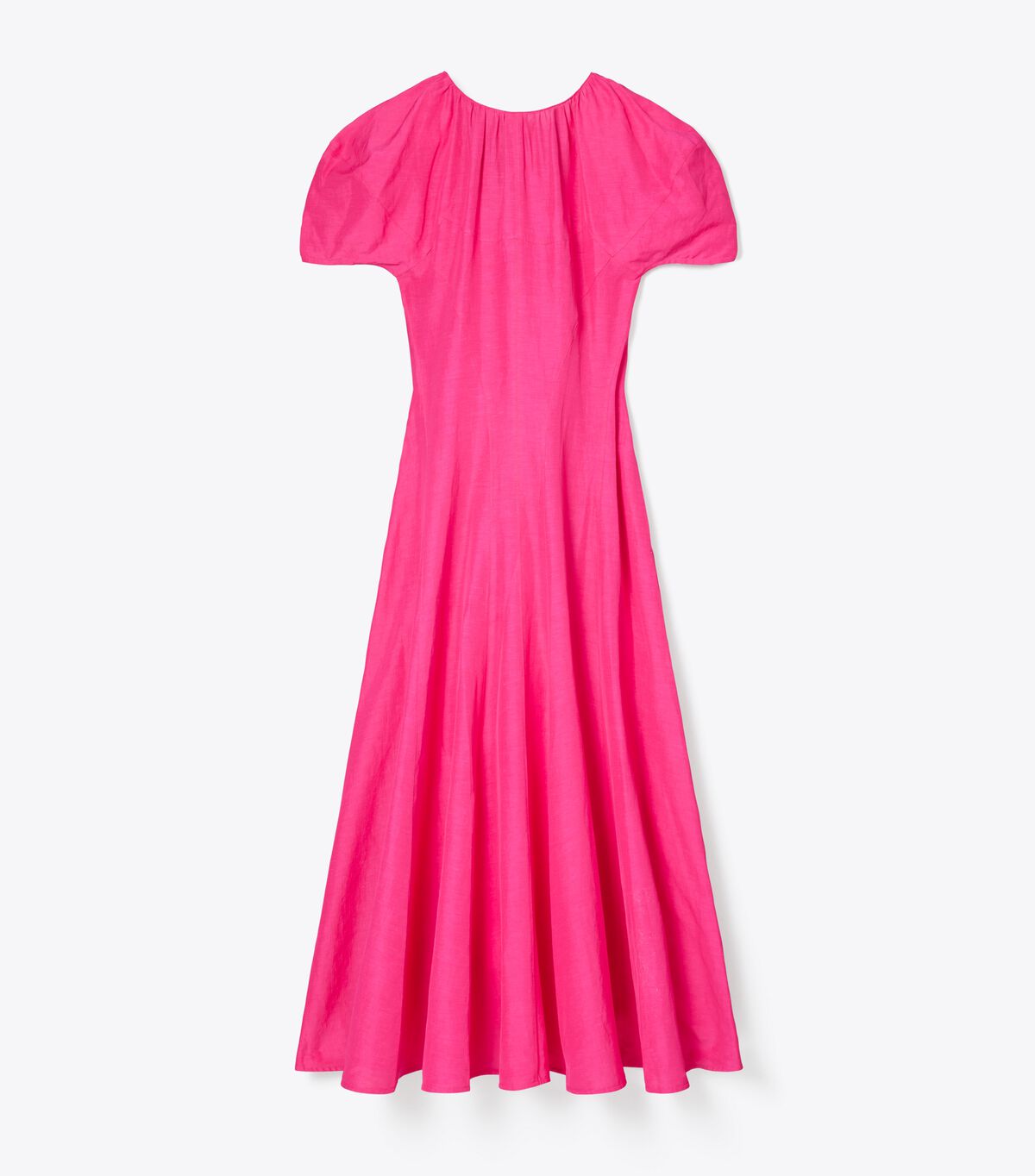 tory burch balloon sleeve linen dress