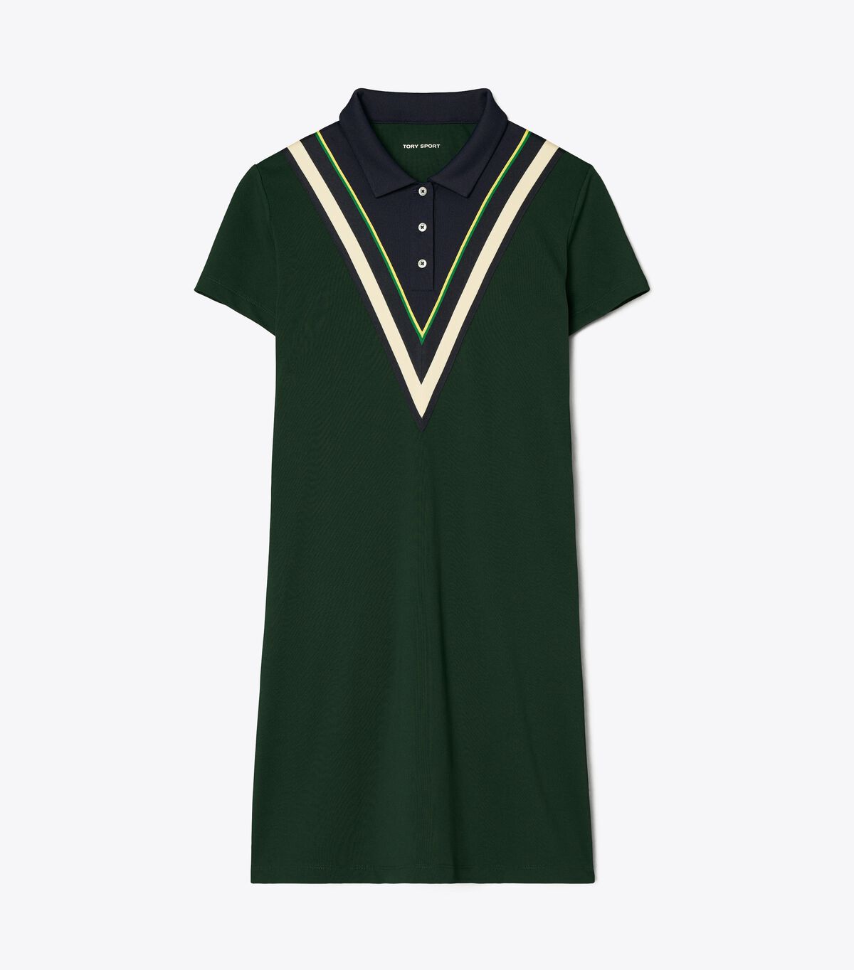 Chevron Polo Dress