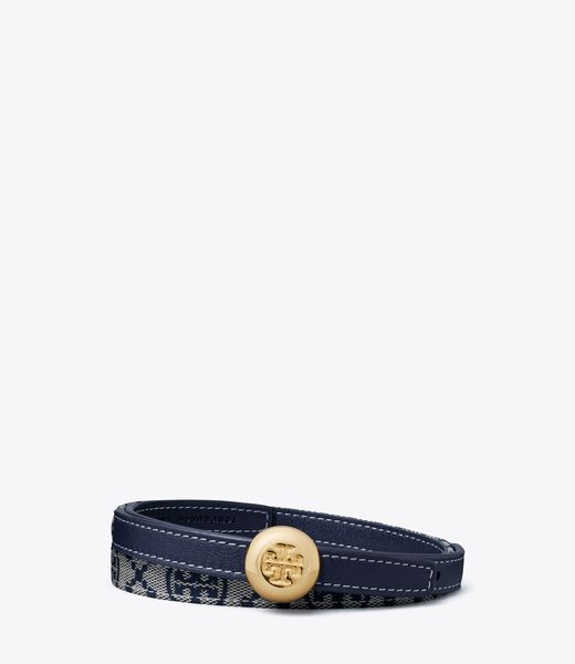 tory burch حزام رومي ذو الوجهين