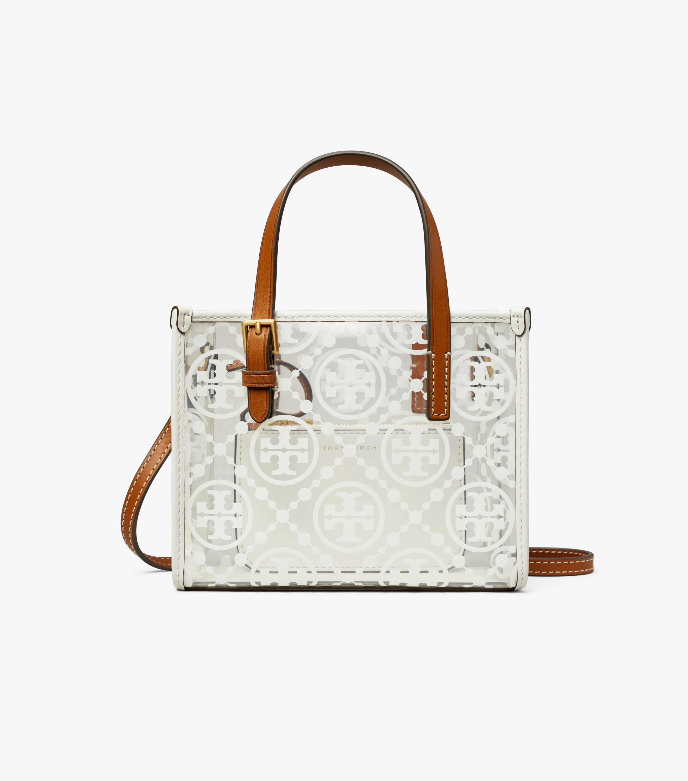 Mini T Monogram Clear Tote
