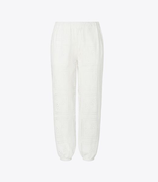 tory burch eyelet beach pants