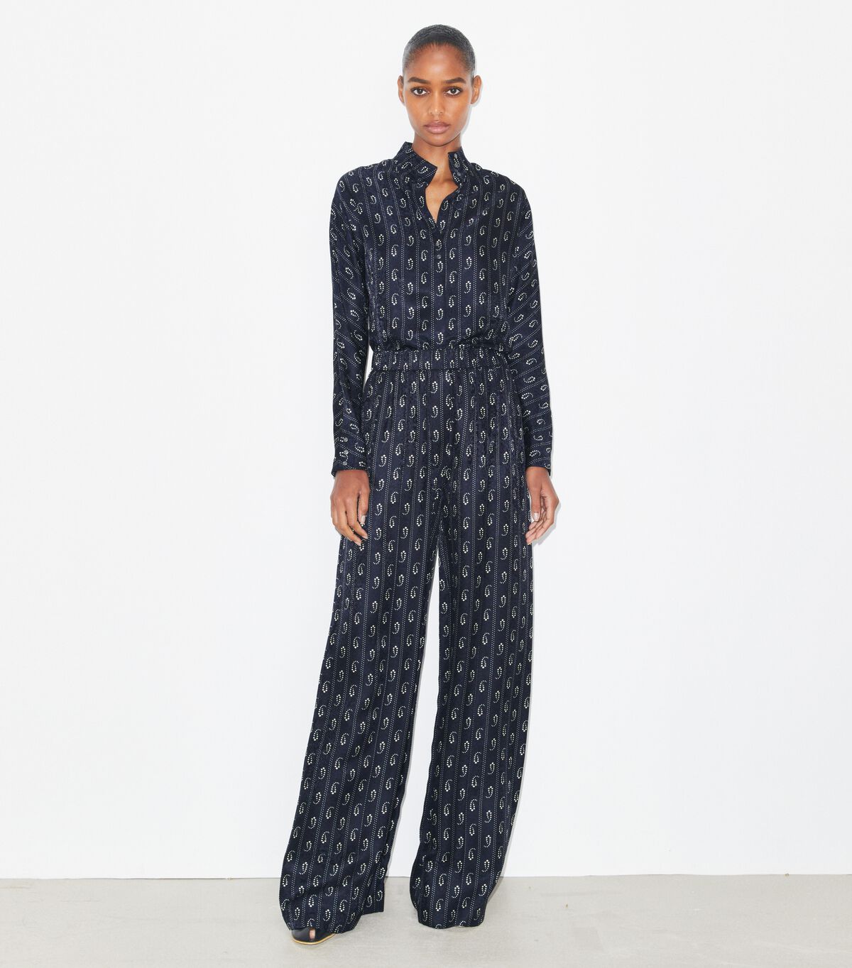 tory burch jacquard top