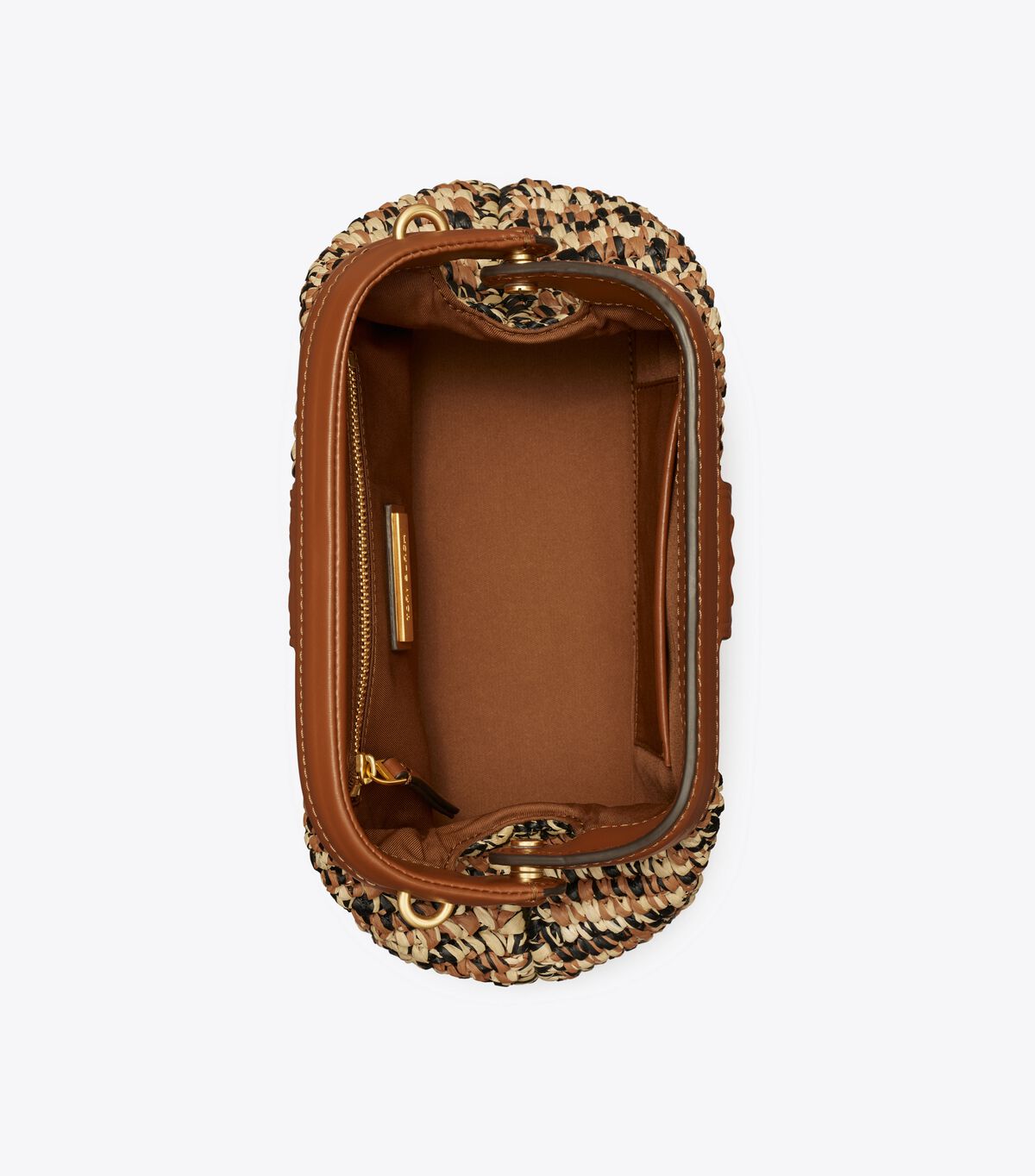 tory burch fleming soft raffia small frame crossbody