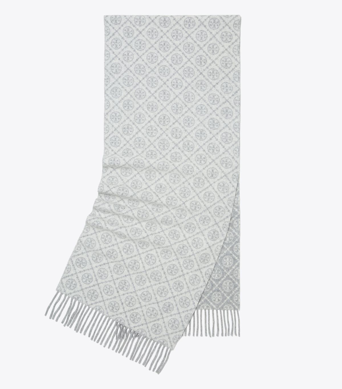 tory burch t monogram oblong scarf