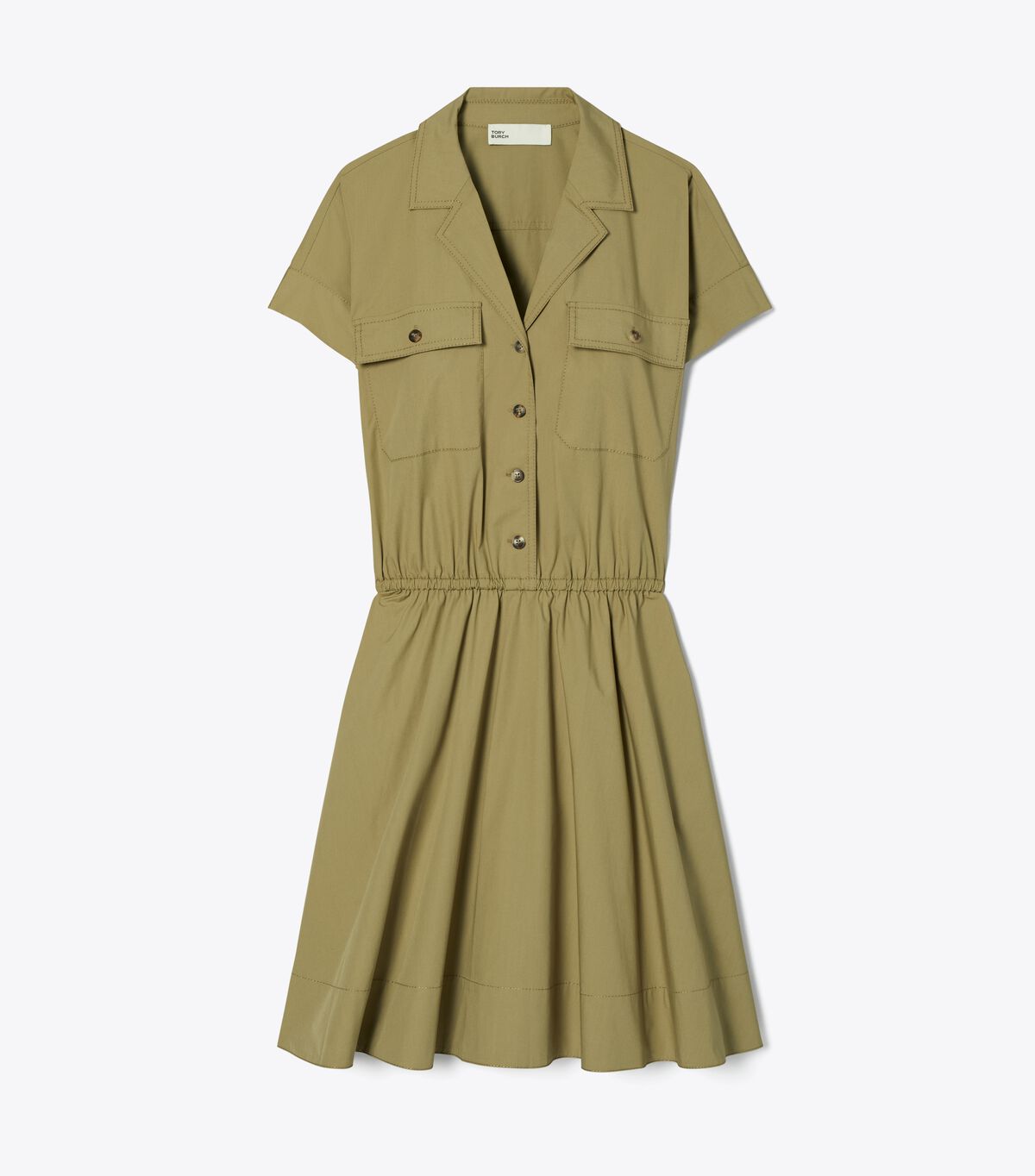tory burch cotton poplin shirtdress